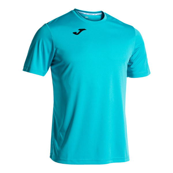 COMBI SHORT SLEEVE T-SHIRT FLUOR TURQUOISE